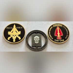 United States Special Operations Command Challenge Coin Set Delta Force USASOC